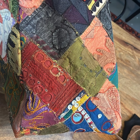 Indian Bohemian Patchwork Bag - Picture 7 of 10